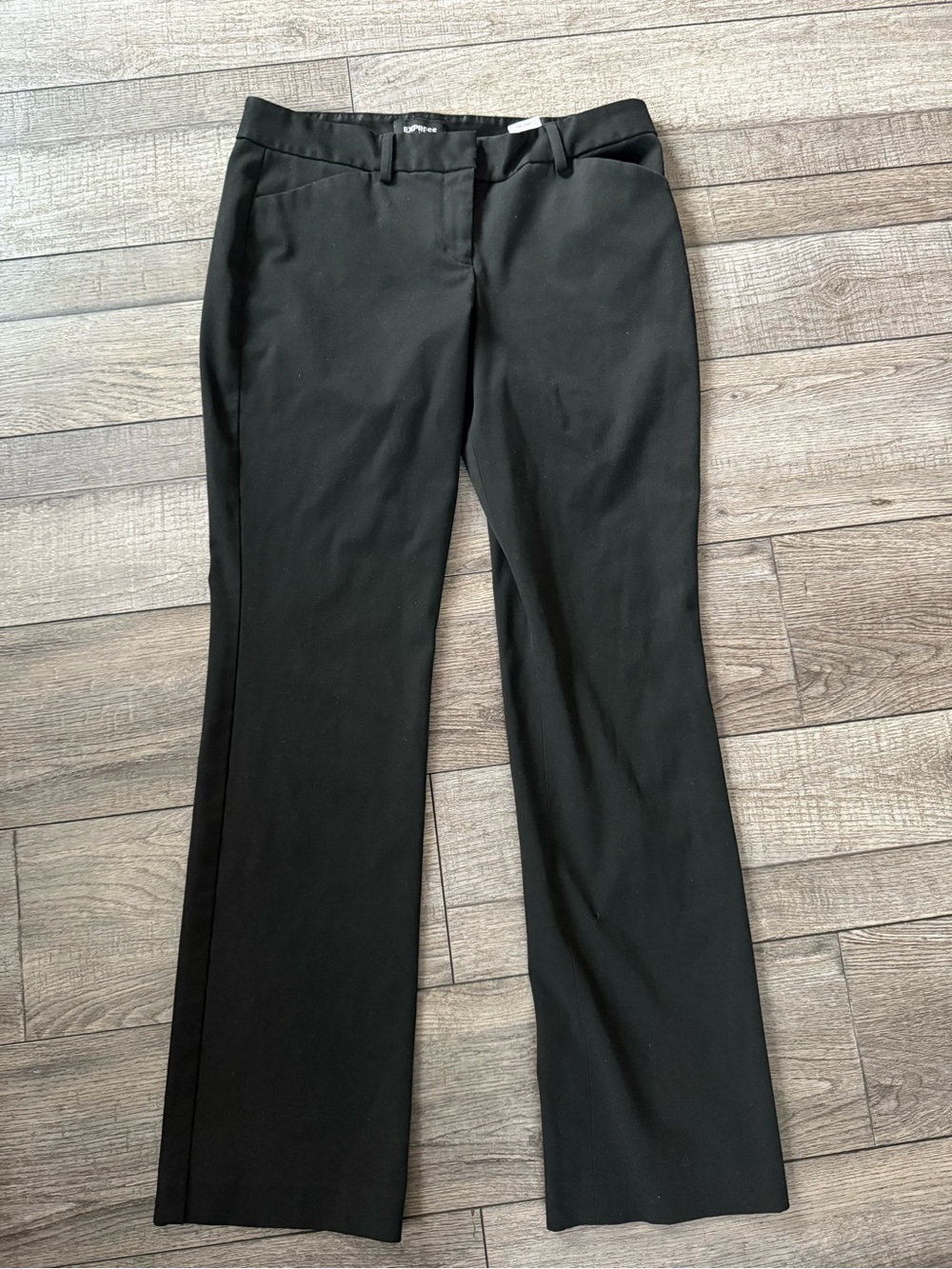 Express Black Barely Boot Editor Pants